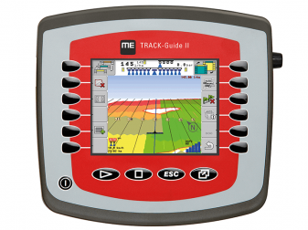 Навигационна система Muller Track Guide II с активирани ISOBUS и SECTION CONTROL