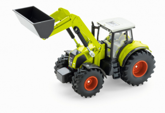 Модел CLAAS AXION 850 + челен товарач