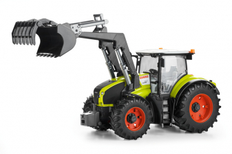 Mодел CLAAS AXION 950 + челен товарач М1:16