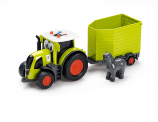 детска играчка CLAAS AXION 870 + ремарке за коне