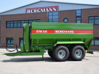 Тандемно разтоварващо ремарке  марка BERGMANN модел GTW 330   