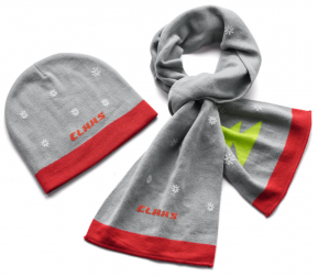 Комплект шапка и шал CLAAS
